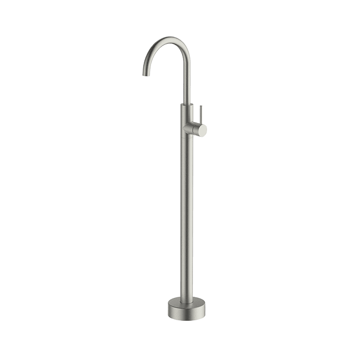 Abey Gareth Ashton Lucia Bath Filler With Mixer - Brushed Nickel
