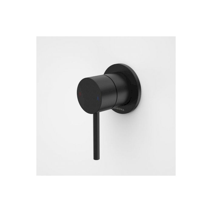 Caroma Liano II Bath / Shower Mixer Round Cover Plate Matte Black