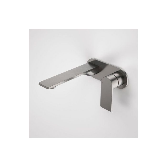 Caroma Urbane II 180mm Wall Basin / Bath Mixer Round Cover Plate Gunmetal Lead Free