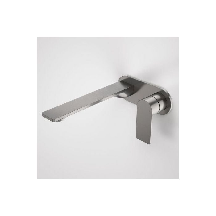 Caroma Urbane II 220mm Wall Basin / Bath Mixer Round Cover Plate Gunmetal Lead Free