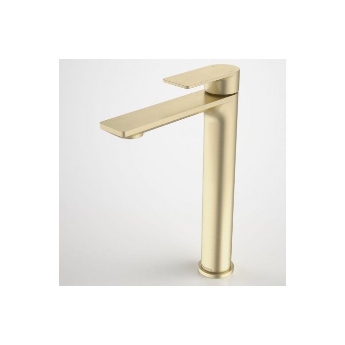 Caroma Urbane II Tower Basin Mixer Brushed Brass Lead Free
