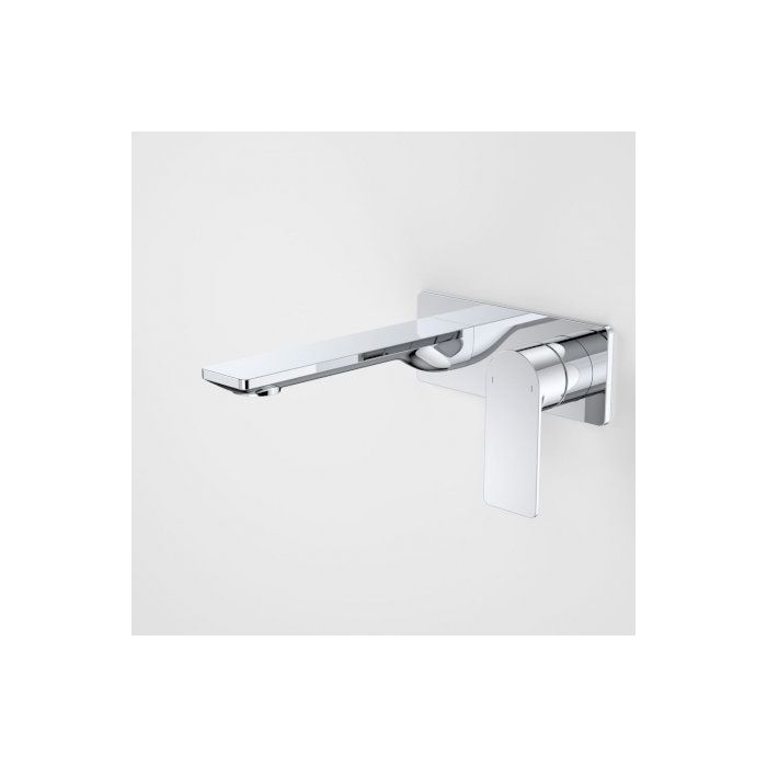 Caroma Urbane II 180mm Wall Basin / Bath Mixer Rectangular Cover Plate Chrome