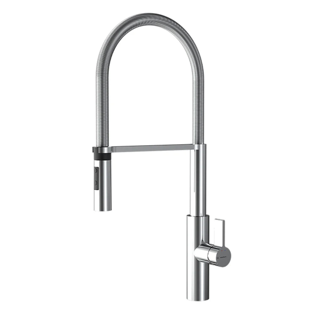 Parisi Libera Kitchen Mixer Chrome with Chrome Spring Spray - Chrome