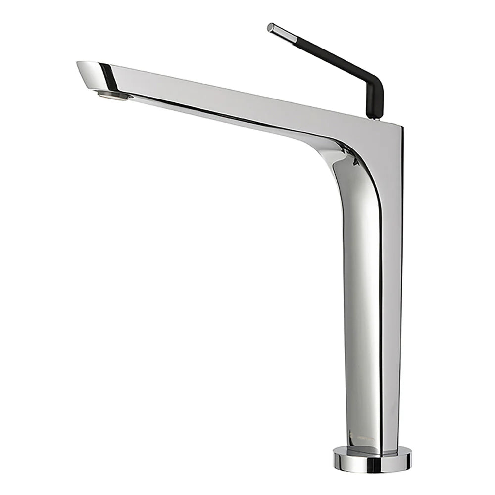 Parisi O'Rama Kitchen Mixer with Matt Black Handle - Chrome