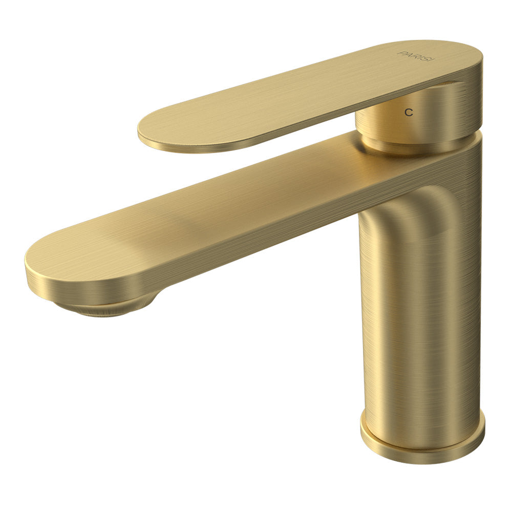 Parisi Ellisse II Basin Mixer | Brushed Brass