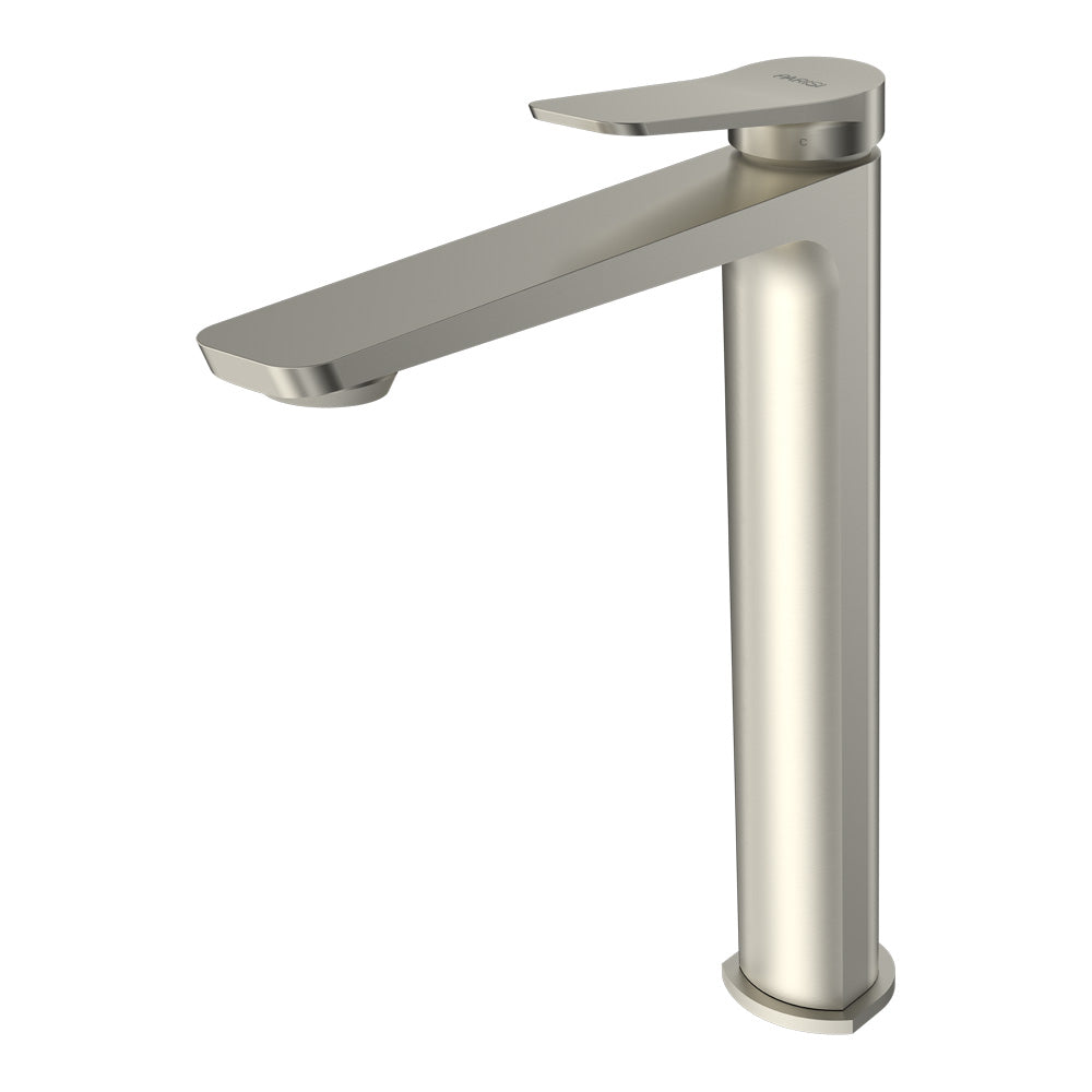 Parisi Float High Rise Basin Mixer | Brushed Nickle