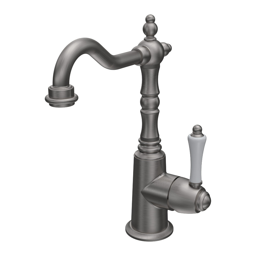 Parisi Hermitage Basin Mixer | Pewter