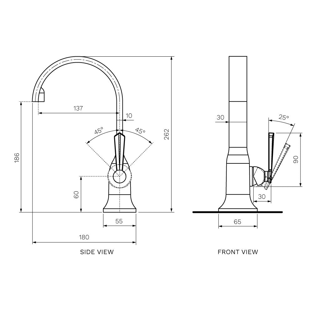 Parisi Jazz Basin Mixer | Chrome
