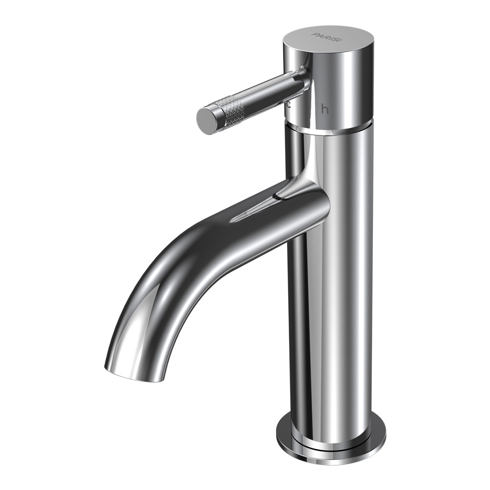 Parisi Tondo II Basin Mixer with Curved Spout | Chrome