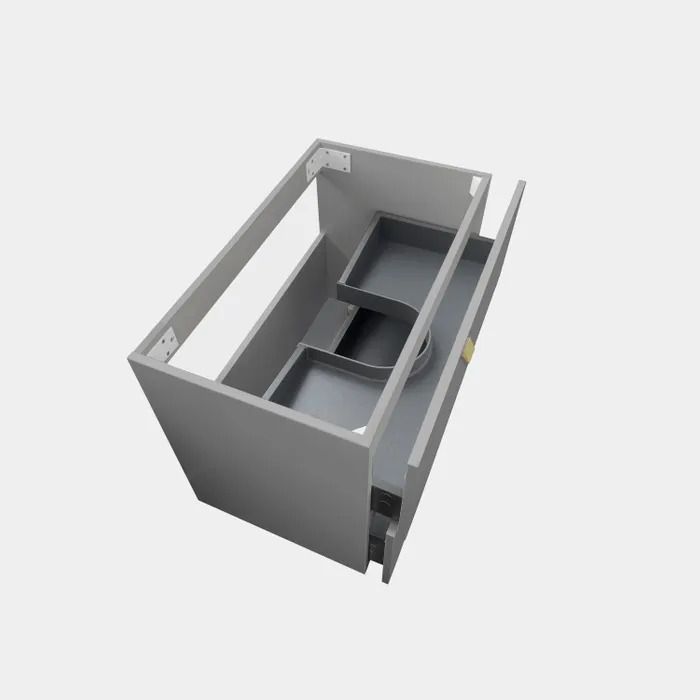 Otti 600mm Boston CABINET ONLY Matte White