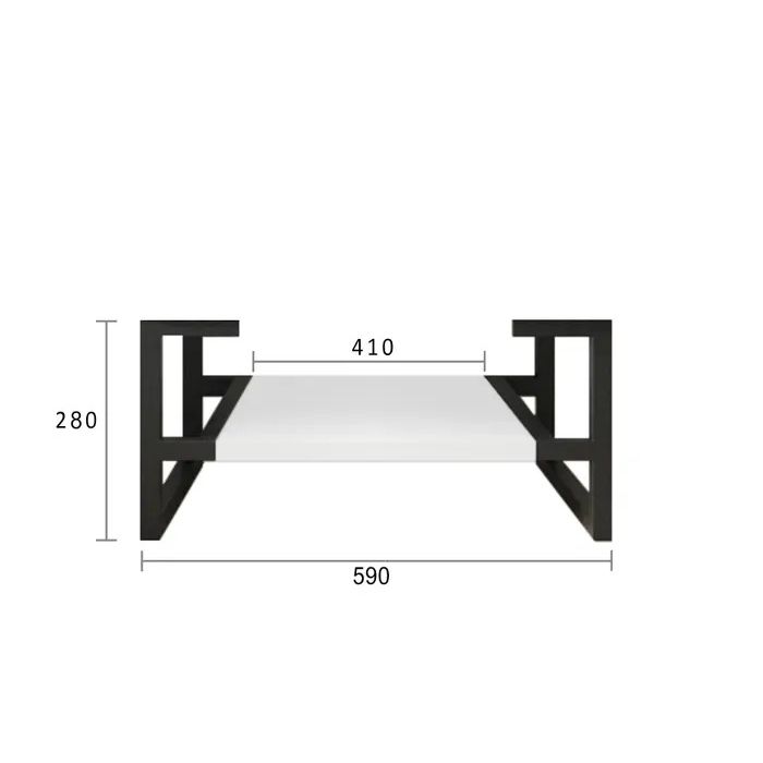 Otti 600mm Boston CABINET ONLY Matte White