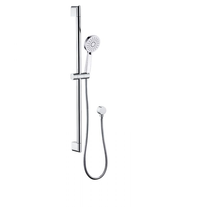 ACL Maya Round Shower and Rail Chrome