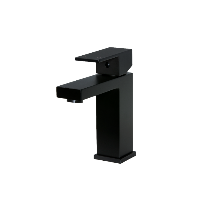 Meir Square Basin Mixer Matte Black MB01
