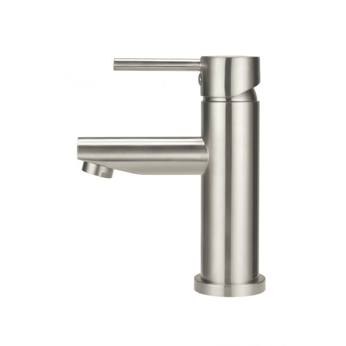 Meir Round Basin Mixer Brushed Nickel
