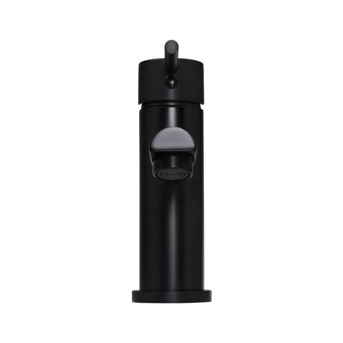 Meir Round Basin Mixer Matte Black MB02