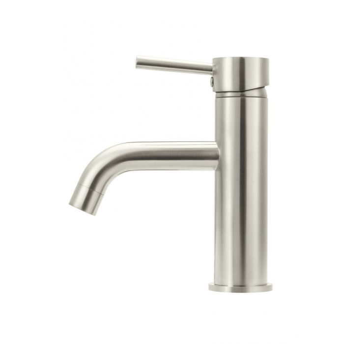 Meir Round Basin Mixer Curved Brushed Nickel