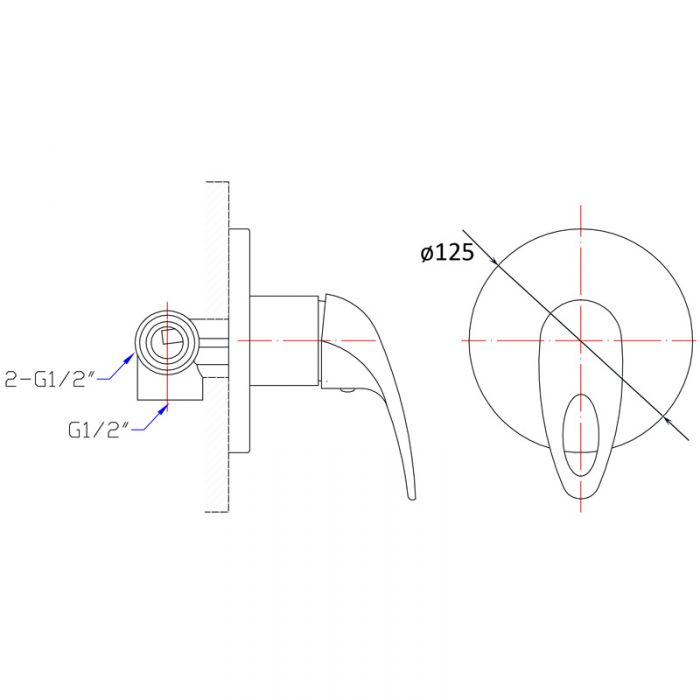 Acl Mina Shower Mixer