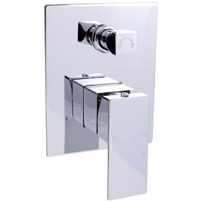 Acl Rosa Shower Bath Mixer w/ Divertor Chrome