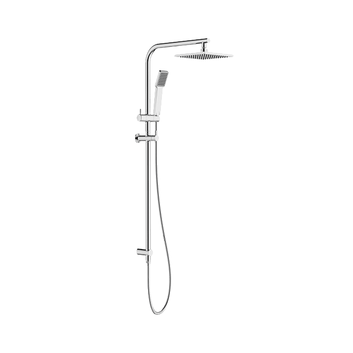 Abey Gareth Ashton Arch Rail and Shower Two In One Shower System - Chrome