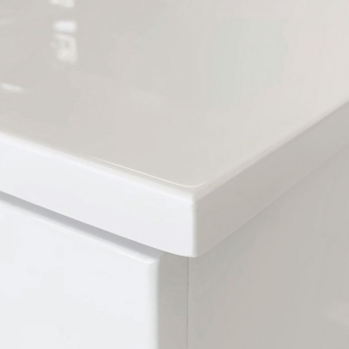 Fienza 900mm Vanessa Top With Fingerpull Cabinet Wall Hung - Satin White