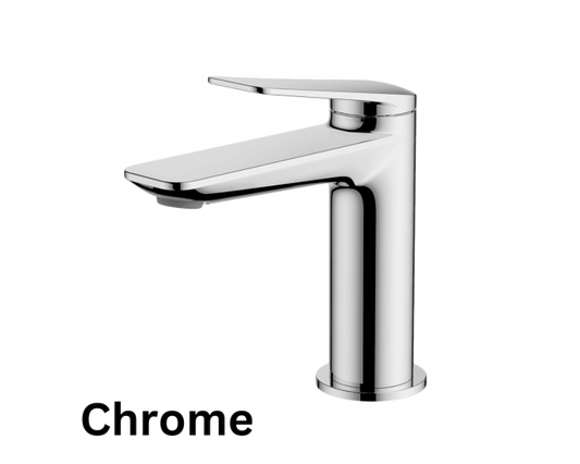 Gareth Ashton Vela Basin Mixer - Chrome, Black, Brushed Nickel, Brushed Brass, Gun Metal