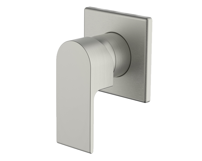 Abey Gareth Ashton Park Avenue Shower Bath Wall Mixer - Brushed Nickel