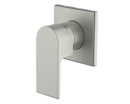 Abey Gareth Ashton Park Avenue Shower Bath Wall Mixer - Brushed Nickel