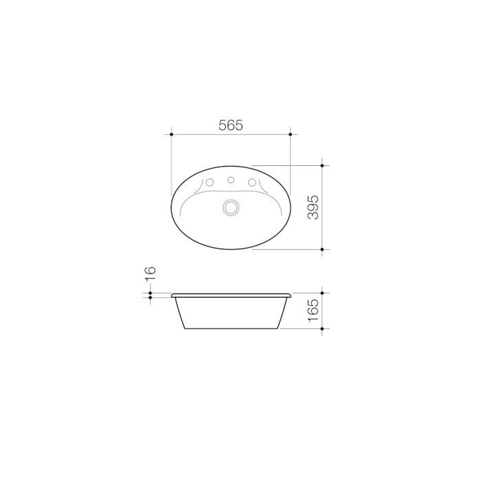 Caroma Centro Vanity Basin