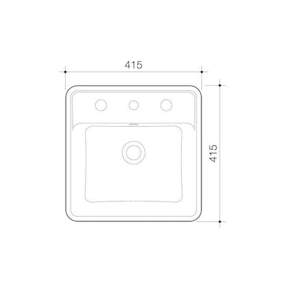 Caroma Carboni II Semi Recess Basin