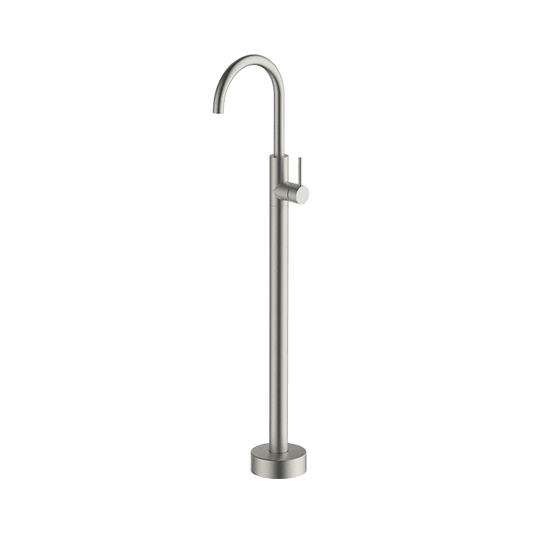 Abey Gareth Ashton Lucia Bath Filler With Mixer - Brushed Nickel