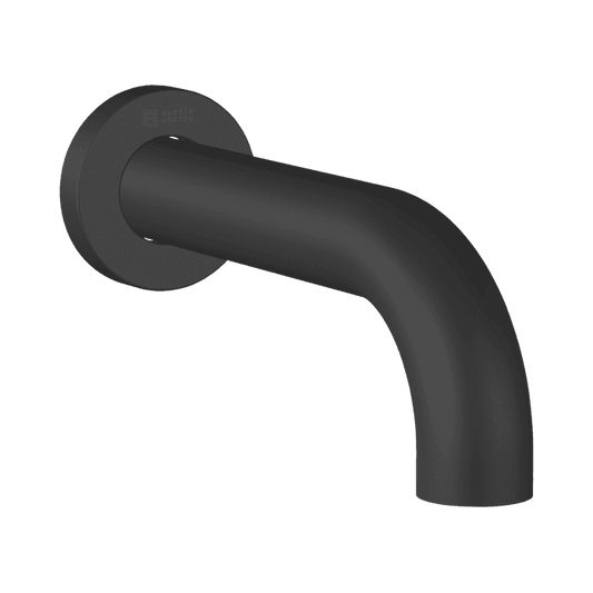 Abey Gareth Ashton Lucia Curved Basin & Bath Spout 230mm - Black