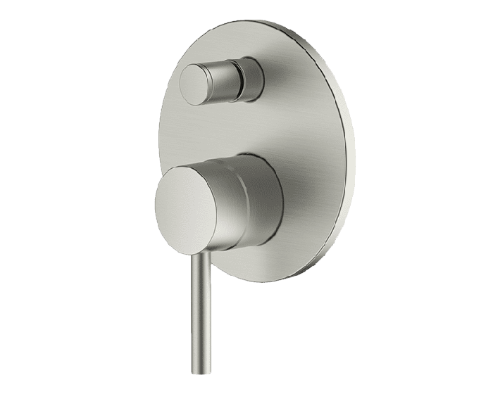 Abey Gareth Ashton Lucia Shower/Bath Mixer W/ Divertor - Brushed Nickel