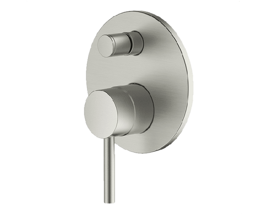 Abey Gareth Ashton Lucia Shower/Bath Mixer W/ Divertor - Brushed Nickel