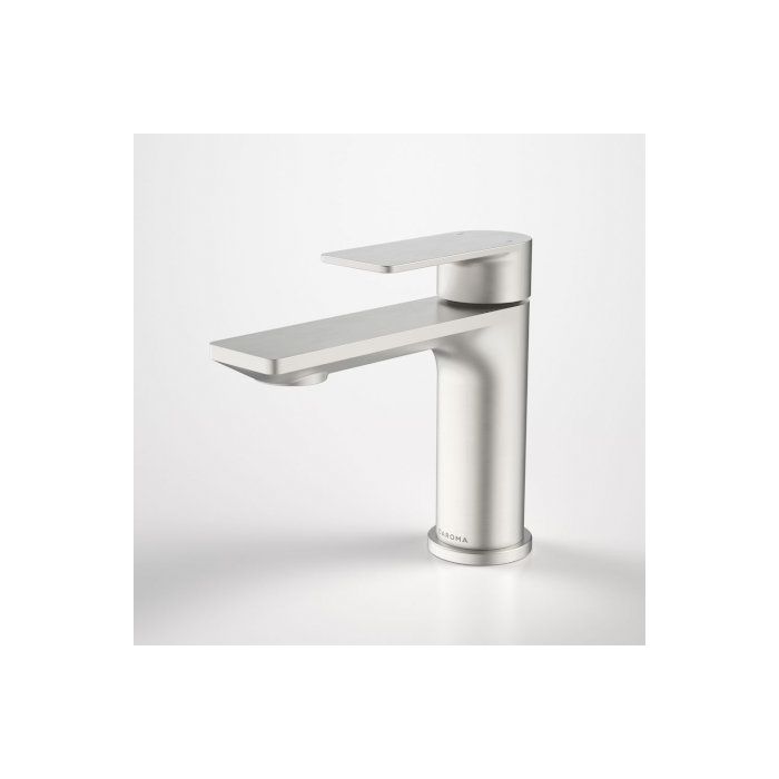 Caroma Urbane II Basin Mixer Brushed Nickel Lead Free