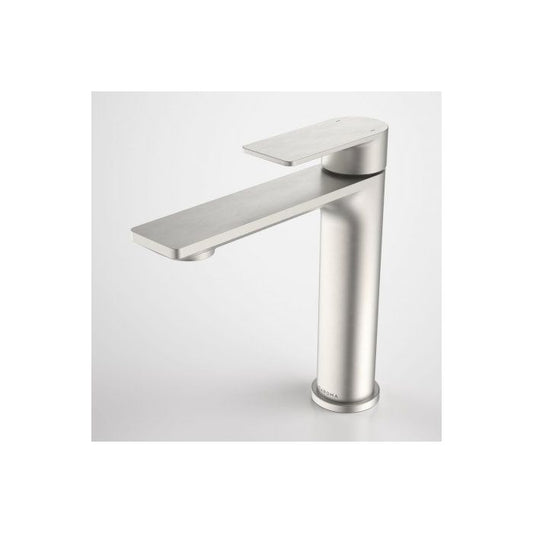 Caroma Urbane II Mid Tower Basin Mixer Brushed Nickel Lead Free