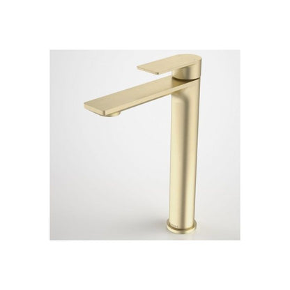 Caroma Urbane II Tower Basin Mixer Brushed Brass Lead Free