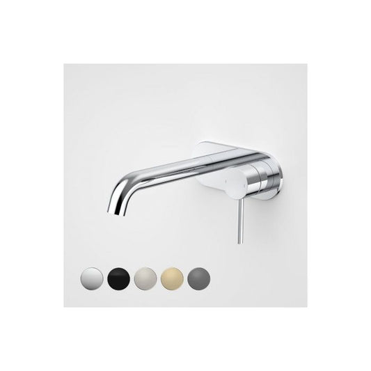 Caroma Liano II 175mm Wall Basin / Bath Mixer - Rounded Cover Plate Chrome