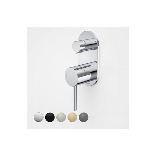 Caroma Liano II Bath / Shower Mixer With Diverter Rounded Cover Plate Chrome