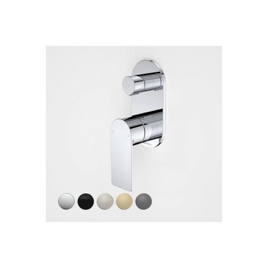 Caroma Urbane II Bath / Shower Mixer With Diverter Round Cover Plate Chrome
