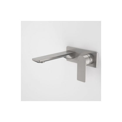 Caroma Urbane II 180mm Wall Basin / Bath Mixer Rectangular Cover Plate Gunmetal
