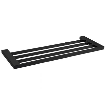Acl Eden Towel Shelf Chrome, Matte Black, Chrome and White