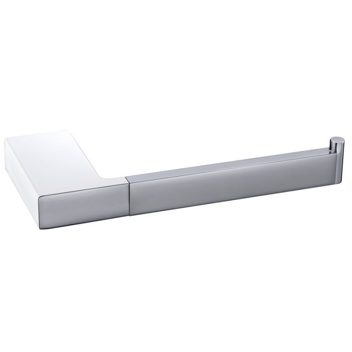 Acl Eden Toilet Roll Holder Chrome, Matte Black, Chrome and White