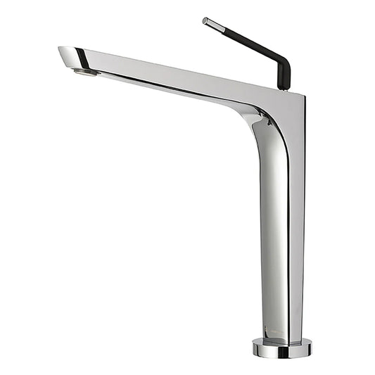 Parisi O'Rama Kitchen Mixer with Matt Black Handle - Chrome