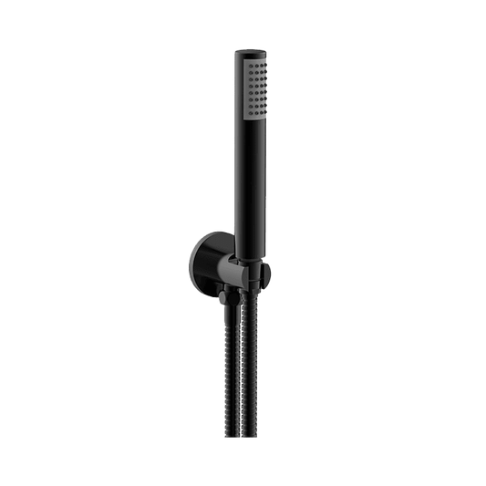 Abey Gareth Ashton Cylinder Shower On Hook - Black