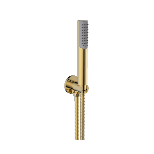 Abey Gareth Ashton Cylinder Shower On Hook - Brushed Brass