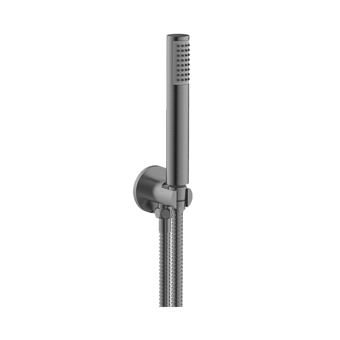 Abey Gareth Ashton Cylinder Shower On Hook - Gun Metal