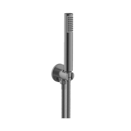Abey Gareth Ashton Cylinder Shower On Hook - Gun Metal