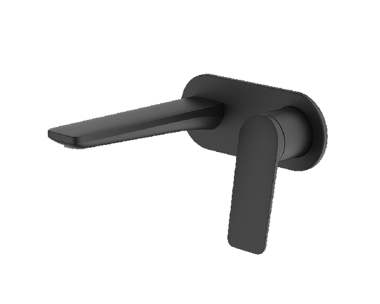 Abey Gareth Ashton Vela 165mm Wall Combination Mixer - Matte Black