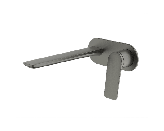 Abey Gareth Ashton Vela 165mm Wall Combination Mixer - Gun Metal