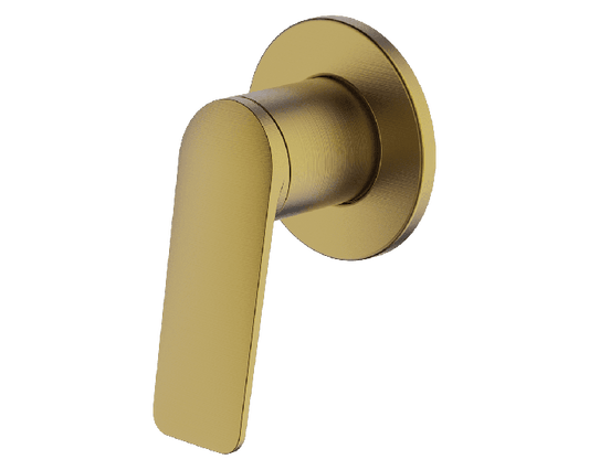Abey Gareth Ashton Vela Shower Bath Mixer - Brushed Brass